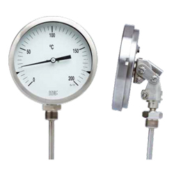 Thermomètre bimétallique Ø150 Orientable Tout Inox